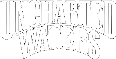 Uncharted Waters logo for Super Nintendo